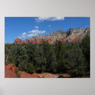 Póster Panorama das Rochas Vermelhas em Sedona Arizona