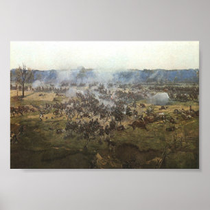 Poster Panorama de Borodino