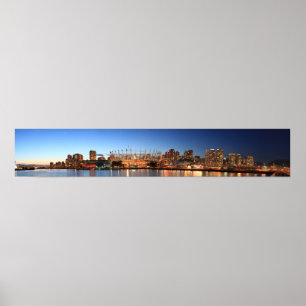Poster panorama de camionete cidade