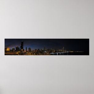 Poster Panorama de Chicago