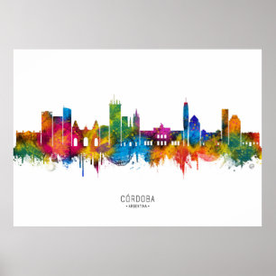 Poster Panorama de Córdoba Argentina