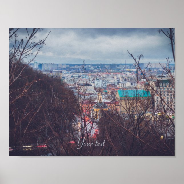 Poster Panorama de Kiev (Frente)