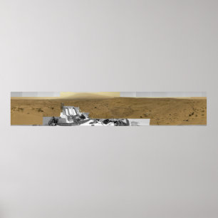 Póster Panorama de Marte: Uma imagem histórica