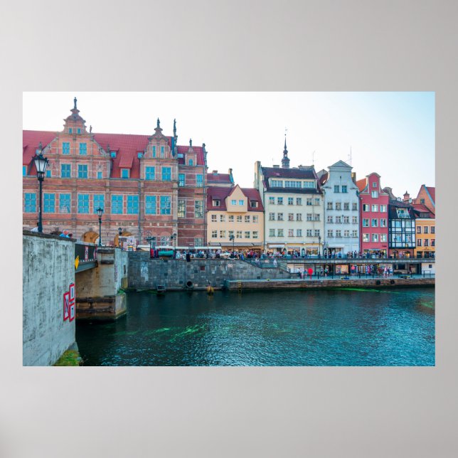 Poster Panorama de medieval decorativa típica (Frente)