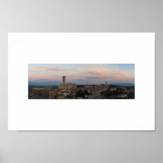 Póster panorama de perugia (recortado)