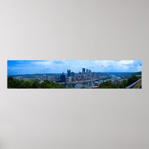 Póster Panorama de Pittsburgh