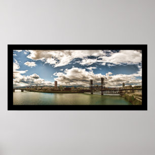 Póster Panorama de Portland