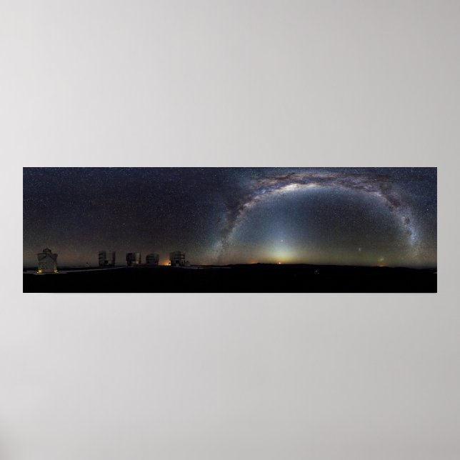 Póster Panorama do Céu Meridional a 360 graus (Frente)