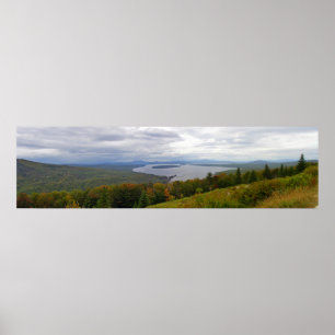 Póster Panorama do lago Mooselookmeguntic, Maine