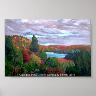 PÓSTER PANORAMA DO PARQUE DO ALGONQUIN