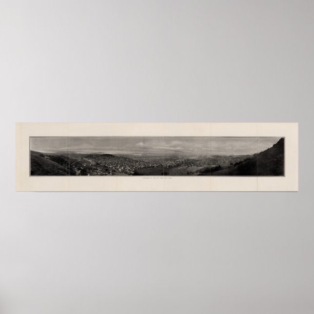 Póster Panorama do Twin Peaks (Frente)