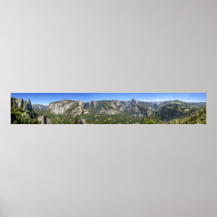 Poster Panorama do Vale do Yosemite - Yosemite