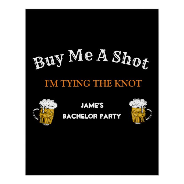 Póster Panorama preto preto branco de proteção (Frente)