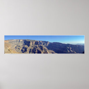 Poster Panorâmica de Jebel Shams - Sultanato de Omã