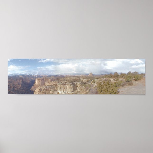 Poster Panorâmica - Deserto de Utah (Frente)