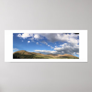 Poster Panorâmica do Colorado Colinas - Verde Ori