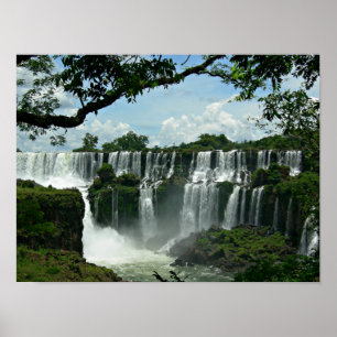 Póster Panorâmica Do Iguazu Cai