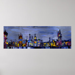 Póster Panorâmica Londres