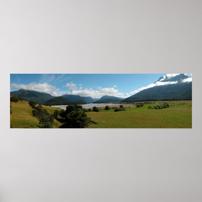 Poster Panorâmica Nova Zelândia 2 (Frente)