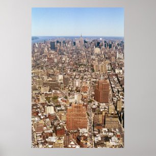 Póster Panorâmico da parte alta da cidade