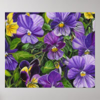 Pansies, "Panteras Roxas" por Jenny Koch