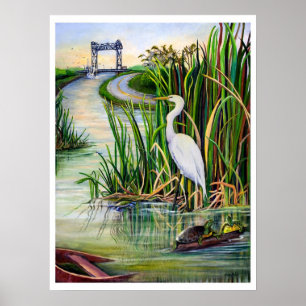 Póster Pantanais de Louisiana