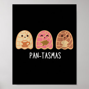 Poster Pantasmas Ghost Funny Spooky Conchas Fantasmas Mex