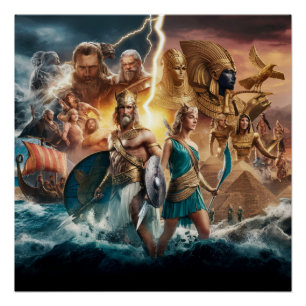 Póster Panteão das lendas