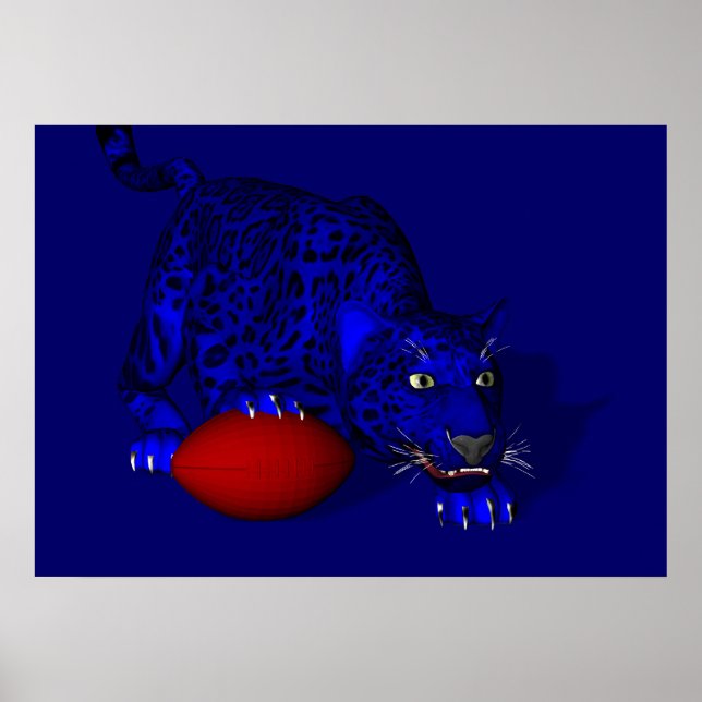 Póster Pantera Azul (Frente)
