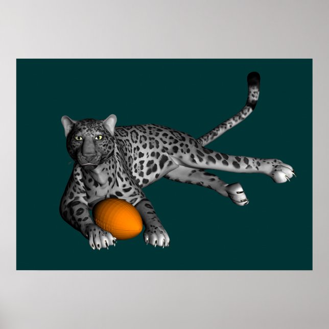 Póster Pantera de futebol (Frente)