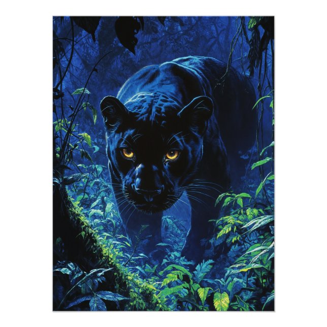 Póster Pantera de palhetas (Frente)