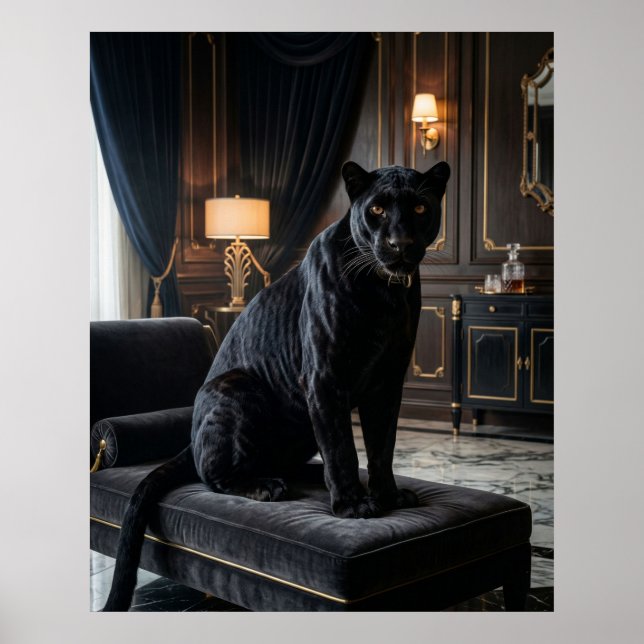 Poster Pantera de Veludo Noir (Frente)