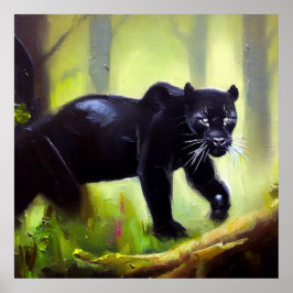 Poster Pantera Negra (4) Gato Selvagem