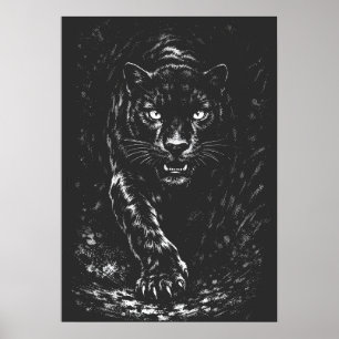 Poster Pantera Negra — por BurnsInHell