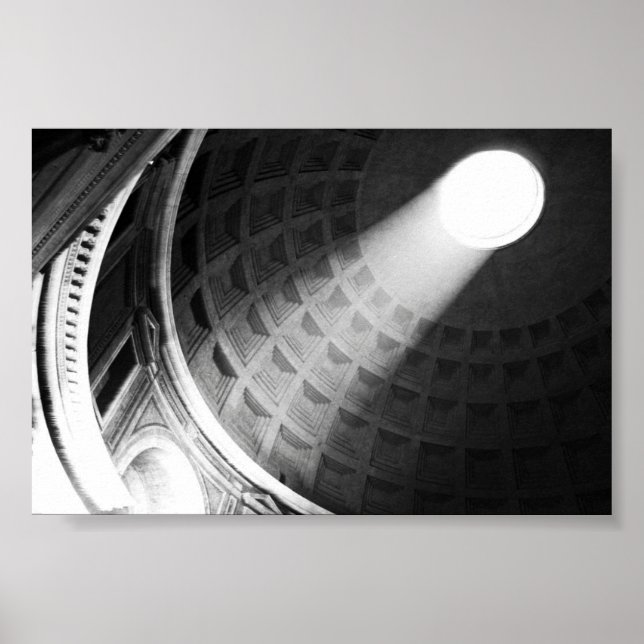 Póster Pantheon Ceiling - Roma, Itália (Frente)