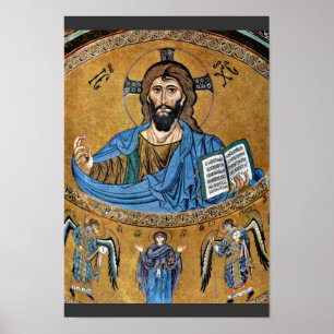 Póster Pantocrator cristo Por Meister Von Cefalã¹ (Melhor
