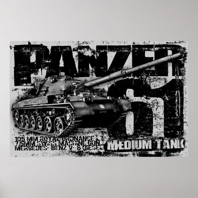 Poster Panzer 61 (Frente)