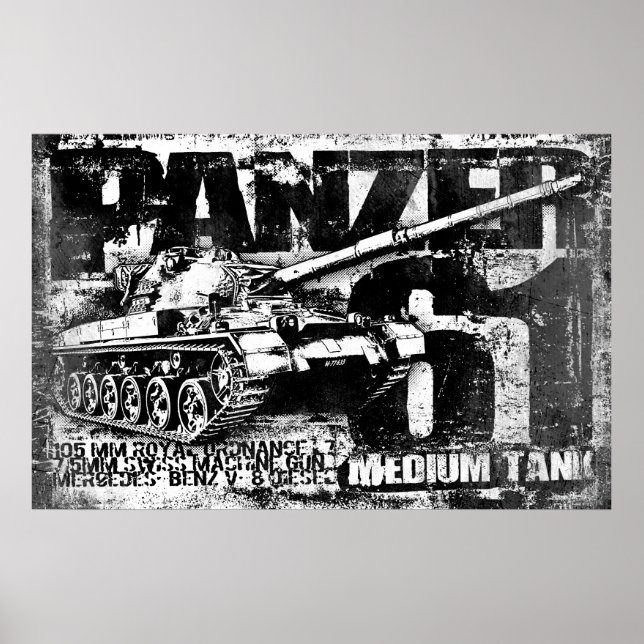 Poster Panzer 61 (Frente)