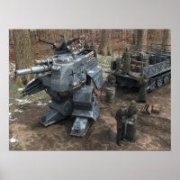 Panzer Bipedal para reabastecimento