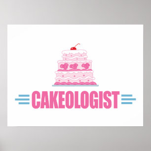 Póster Pão de Bolo Engraçado