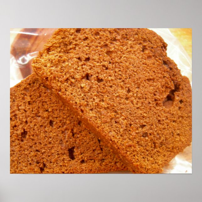 Póster Pão de chocolate com abobrinha (Frente)