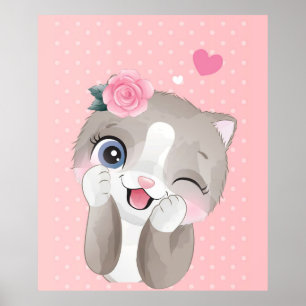 Poster Pão de gato Gatinhos