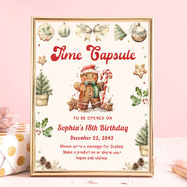 Poster Pão de inverno Natal Hora de Aniversário Cápsula