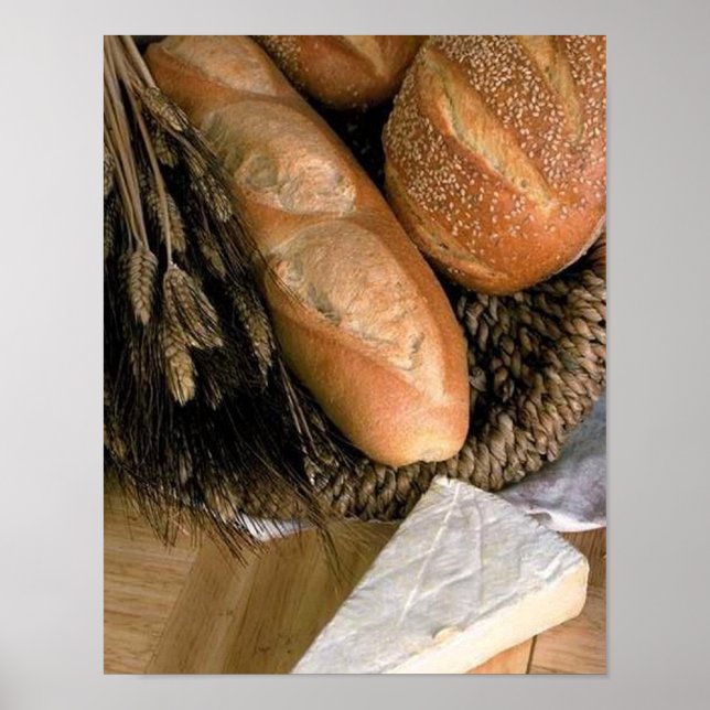 Póster Pão e queijo (Frente)