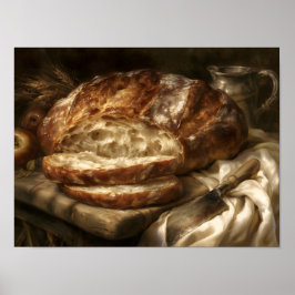 Poster Pão Fresco Assado