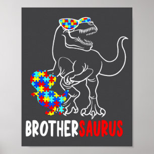 Poster Pão Irmãosaurus T Rex Dinossauro Conscientização d