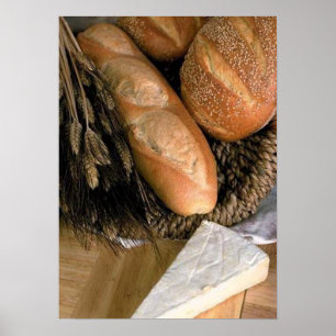 Póster Pão & queijo