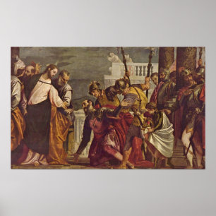 Póster Paolo Veronese - Cristo e centurião de Capernaum