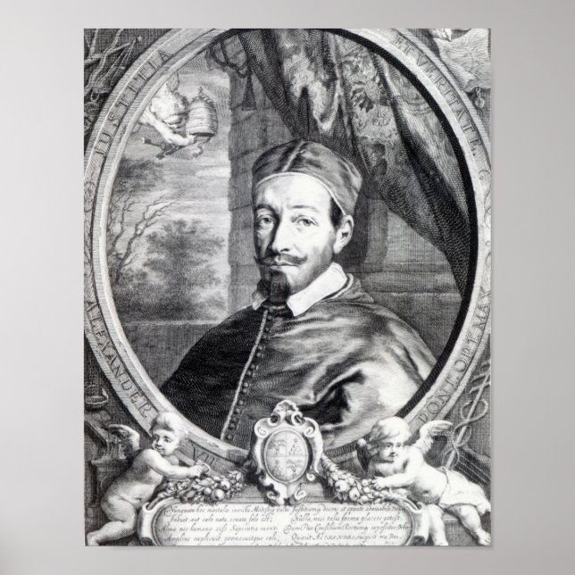 Póster Papa Alexandre VII (Frente)