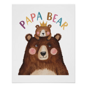 Póster Papa Bear